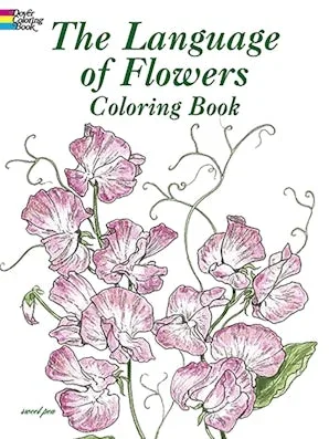 The Language of Flowers Coloring Book
