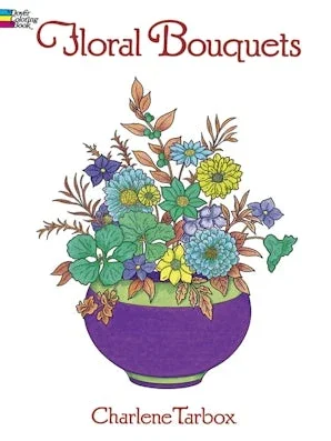 Floral Bouquets Coloring Book
