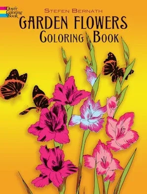 Garden Flowers Coloring Book